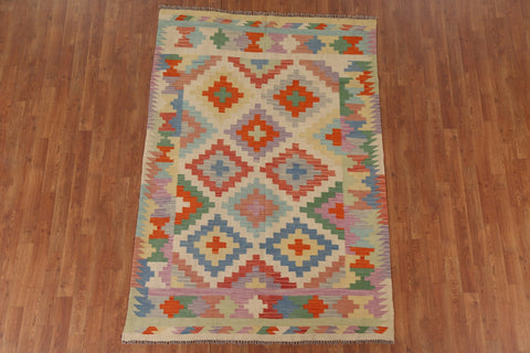 Colorful Kilim Oriental Area Rug 5x7