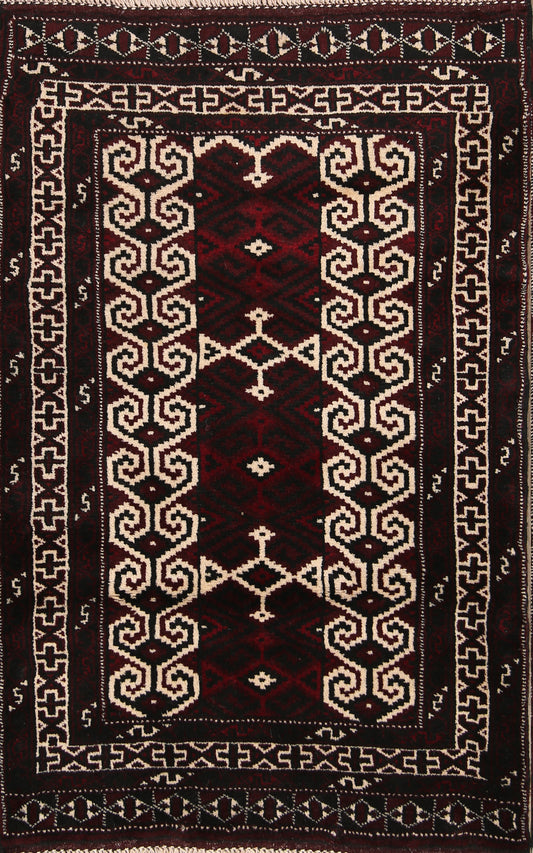 3x4 Balouch Persian Area Rug