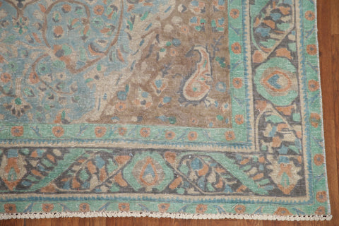 Light Blue Tabriz Persian Area Rug 6x9