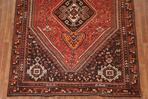 Tribal Red Qashqai Persian Area Rug 7x9