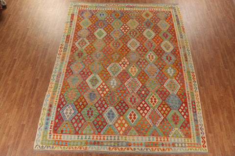 Kilim Reversible Wool Area Rug 10x13