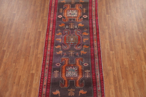 Tribal Ardebil Persian Runner Rug 4x9