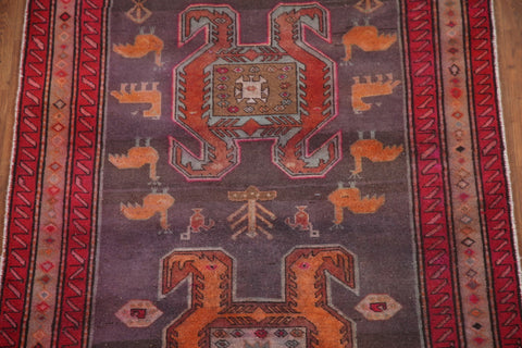 Tribal Ardebil Persian Runner Rug 4x9