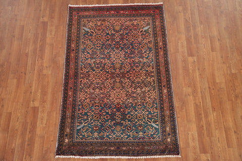 All-Over Hamedan Persian Area Rug 4x6