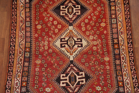 Vegetable Dye Qashqai Persian Area Rug 5x9