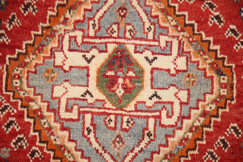 Vegetable Dye Shiraz Persian Area Rug 4x5