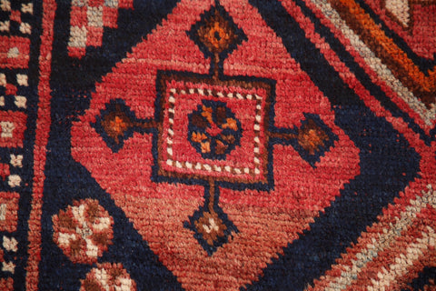 Navy Blue & Red Lori Persian Area Rug 4x8