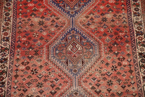 Tribal Geometric Shiraz Persian Area Rug 5x8