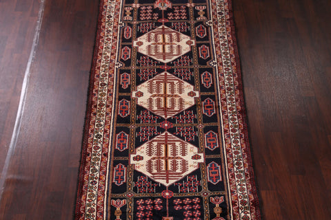 Geometric Hamedan Persian Rug 5x12