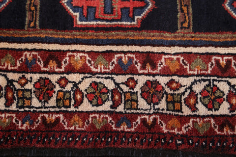 Geometric Hamedan Persian Rug 5x12