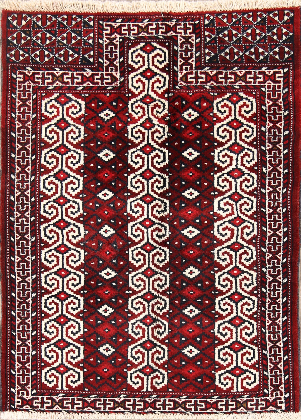 2x4 Turkoman Persian Area Rug