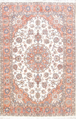 Floral Medallion 6x10 Tabriz Persian Area Rug