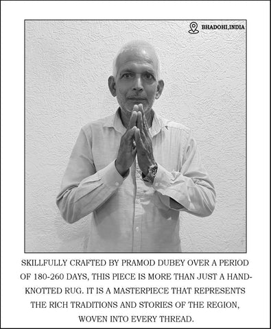 Tangent Hand Knotted Rug