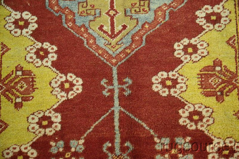 Antique 3x13 Oushak Turkish Oriental Runner Rug