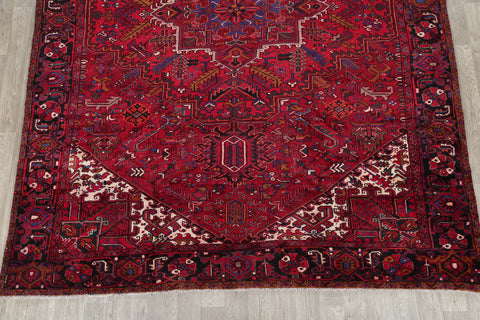 Geometric Heriz Persian Area Rug 10x13