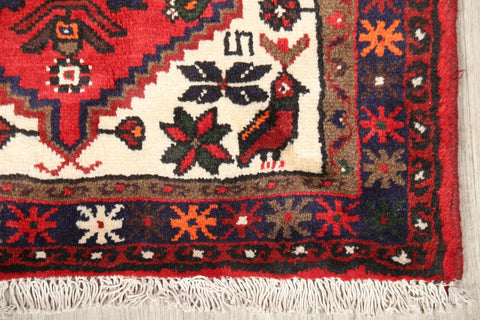 Tribal Hamedan Persian Wool Rug 3x4