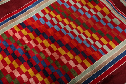 4x5 Gabbeh Kashkoli Persian Area Rug