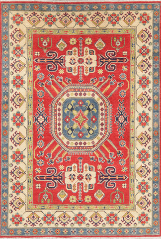 Kazak-Chechen Oriental Wool Rug 5x7