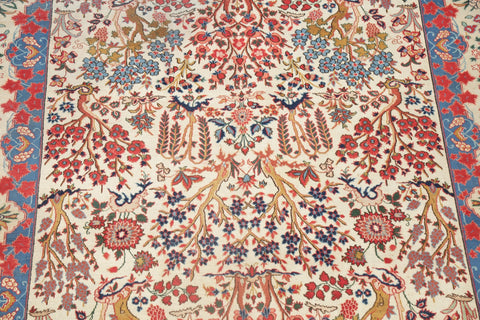 All-Over Floral Kashan Persian Area Rug 8x11