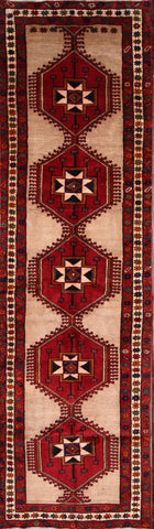 Geometric Ardebil Persian Runner Rug 4x13