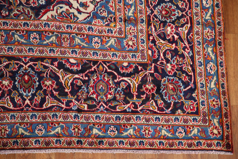 Vintage Red Mashad Persian Area Rug 10x13