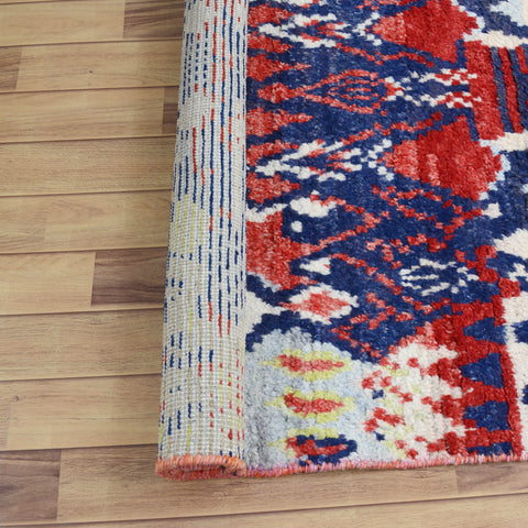 Abstract Modern Moroccan Area Rug 4x6