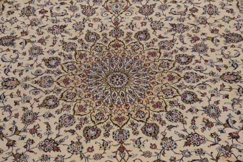 Traditional Floral Kashan Persian Area Rug 10x13