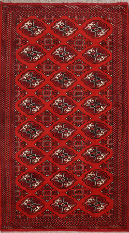 Geometric Bokhara Oriental Area Rug 4x6