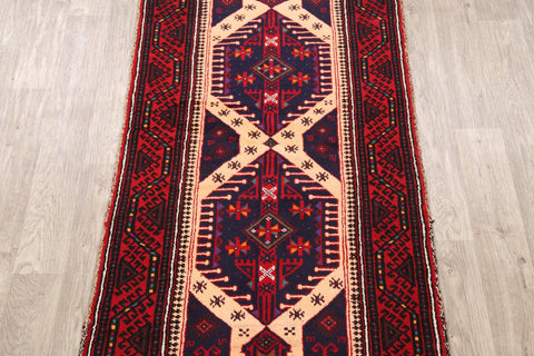 Balouch Afghan Oriental Area Rug 3x6