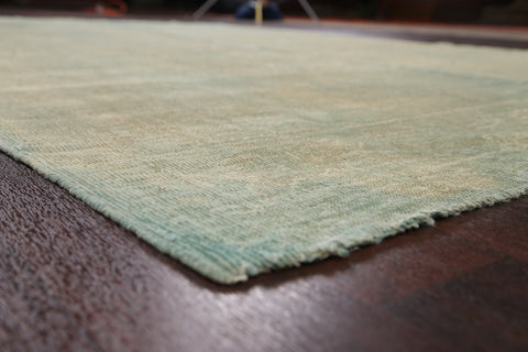 Muted Distressed Oushak Egyptian Area Rug 7x11