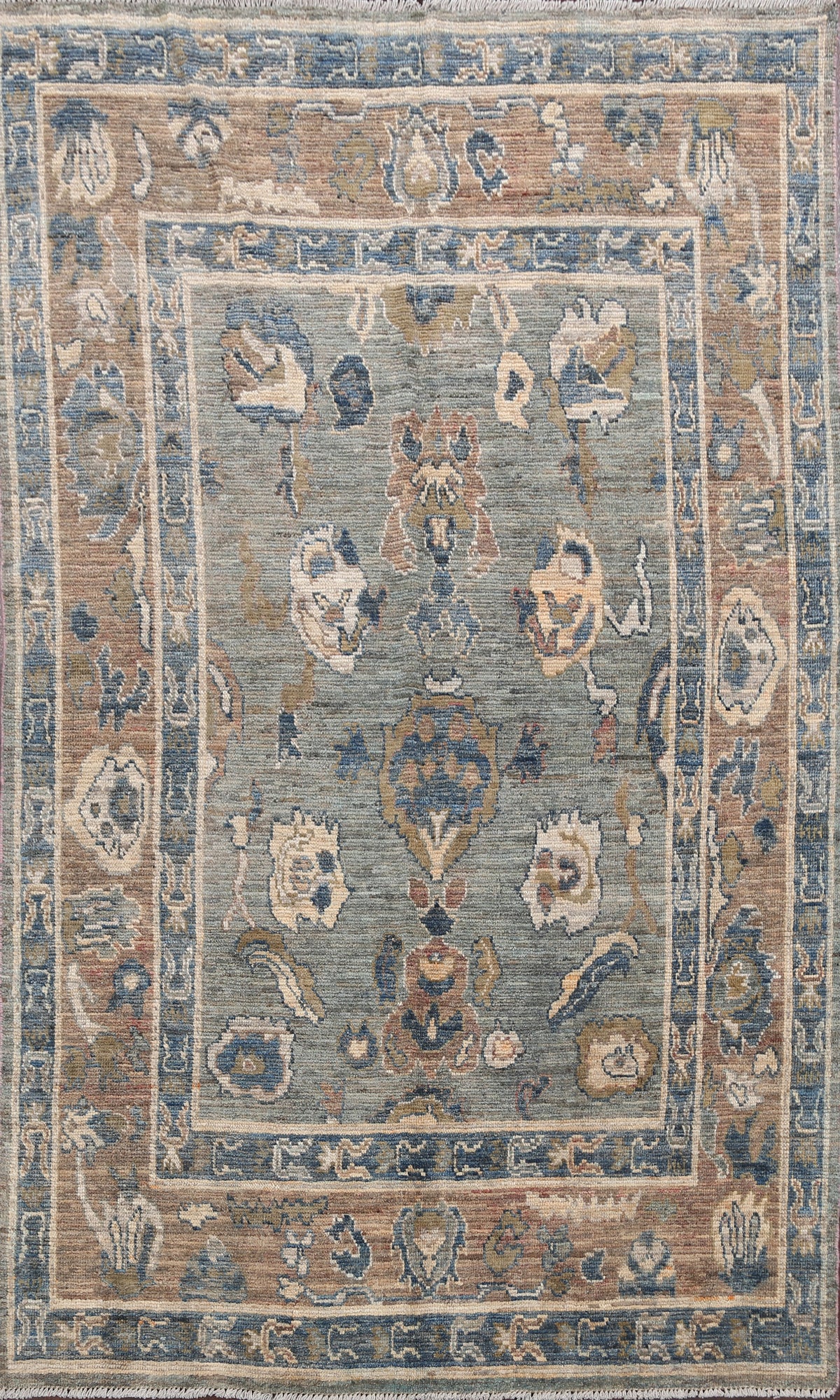 Floral Oushak Oriental Area Rug 6x8