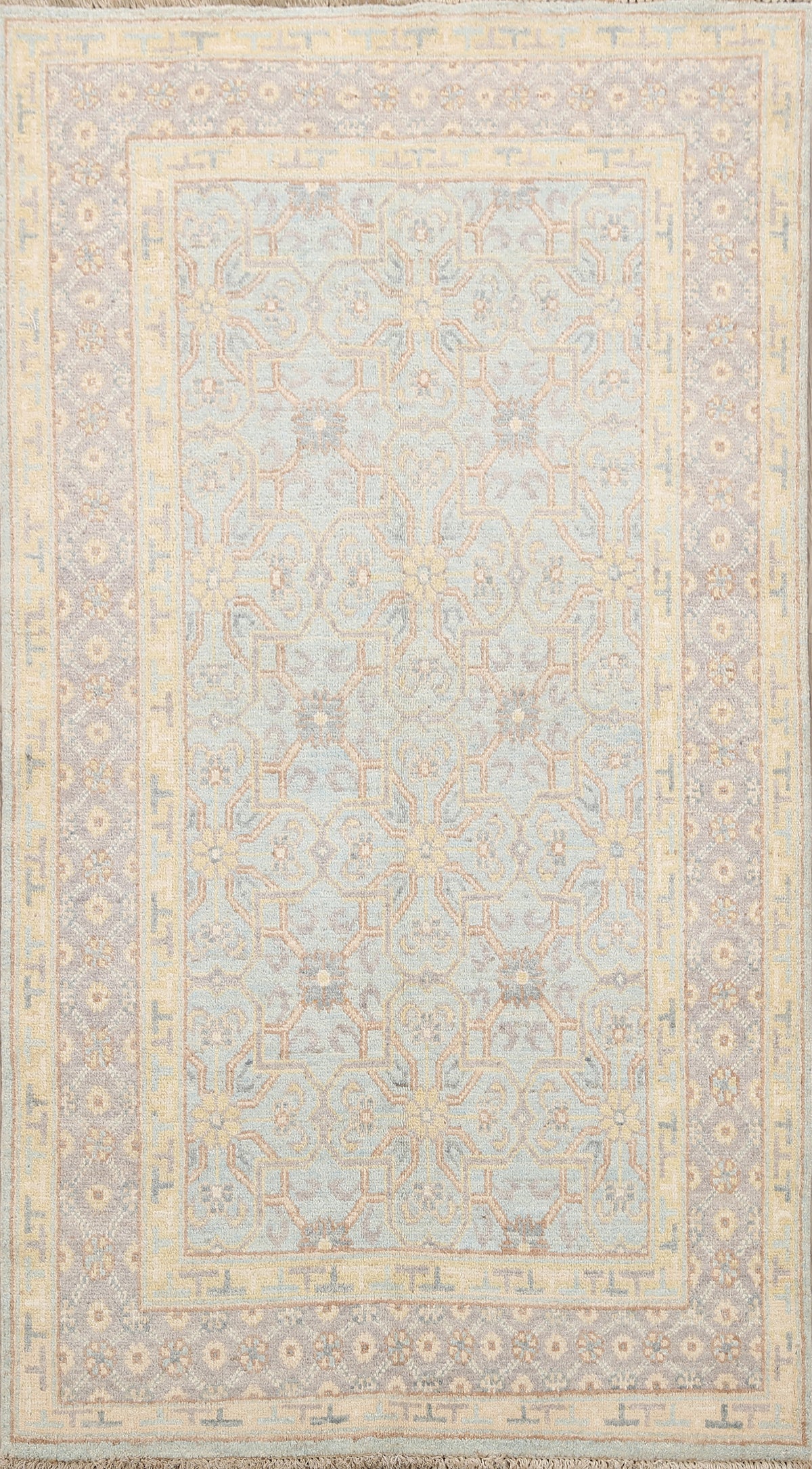 100% Vegetable Dye Oushak Oriental Area Rug 4x6