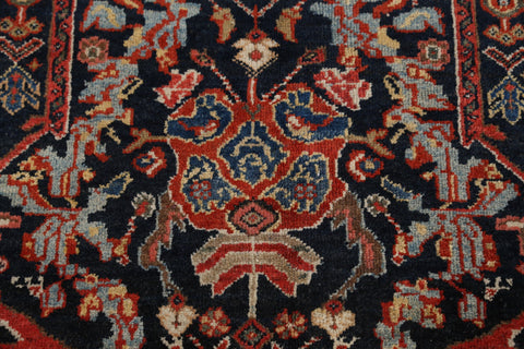 100% Vegetable Dye Antique Mahal Persian Area Rug 4x6