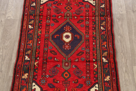 Tribal Hamedan Persian Area Rug 3x5