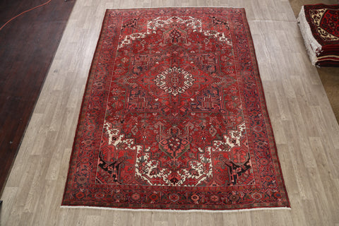 Geometric Heriz Persian Area Rug 8x12