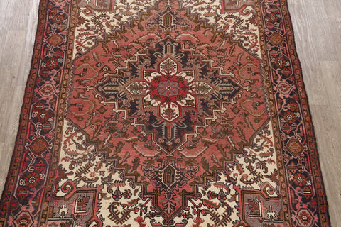 Geometric Heriz Persian Area Rug 7x9