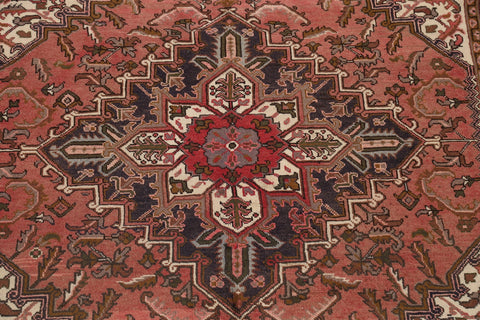 Geometric Heriz Persian Area Rug 7x9