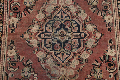 Antique Floral Mahal Persian Area Rug 4x7