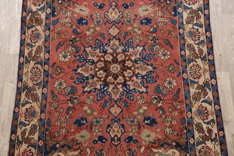 Antique Floral Bakhtiari Persian Area Rug 5x7