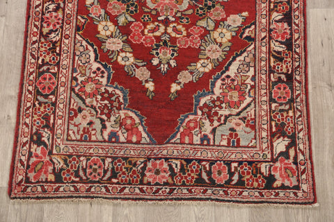 Antique Floral Mahal Persian Area Rug 4x7