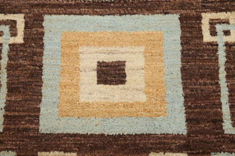 Geometric Gabbeh Kashkoli Oriental Area Rug 7x9