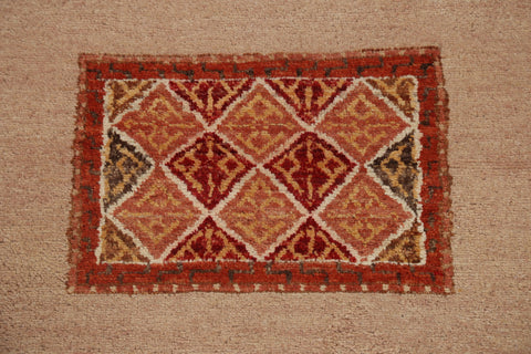 Striped Gabbeh Kashkoli Oriental Area Rug 9x13