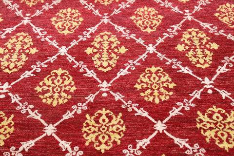 All-Over Gabbeh Kashkoli Oriental Area Rug 7x10