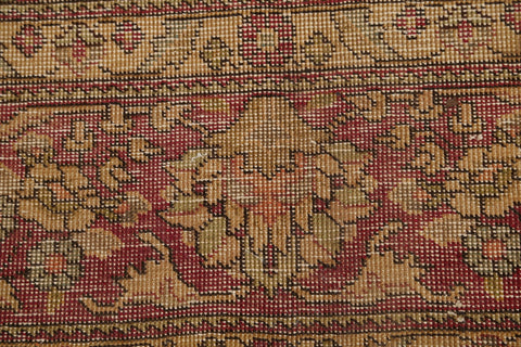 Floral Antique Tabriz Persian Area Rug 8x11