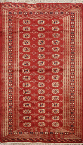 Geometric Bokhara Oriental Area Rug 4x6