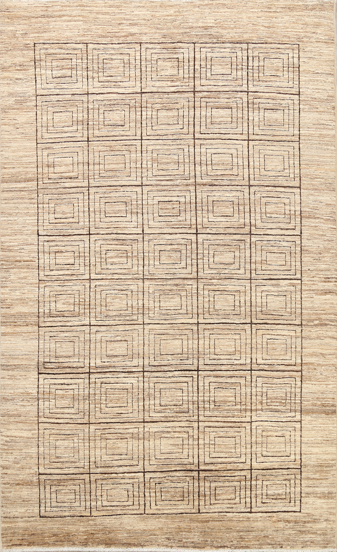 Modern Gabbeh Kashkoli Oriental Area Rug 6x9