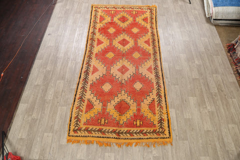 Tribal Moroccan Oriental Area Rug 5x11