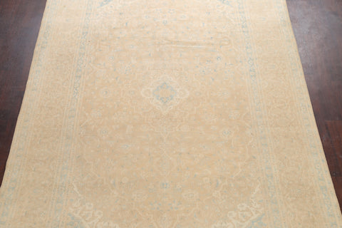 Distressed Kashan Persian Area Rug 8x11