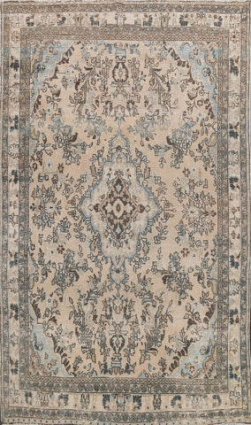 Floral Hamedan Persian Area Rug 7x10