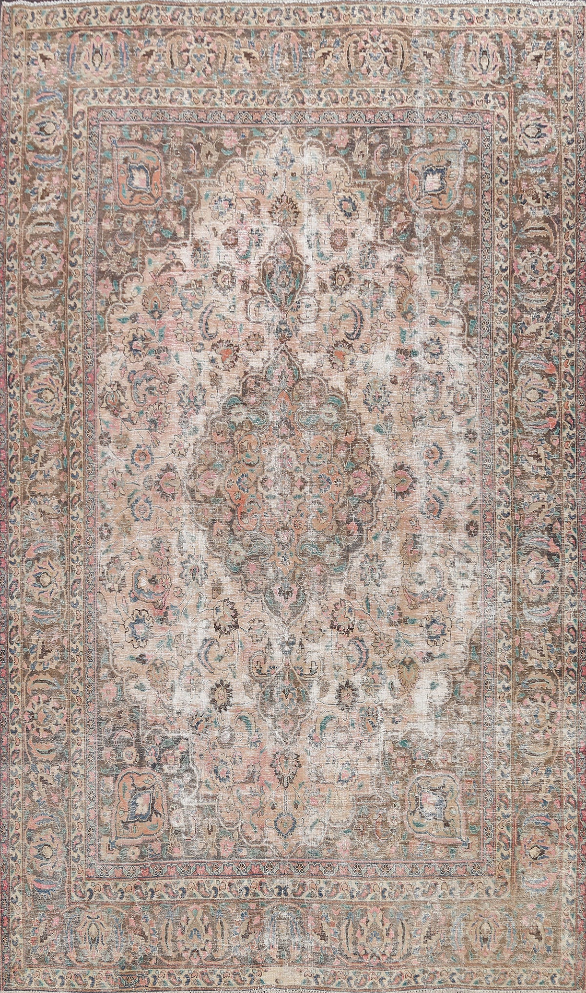 Floral Mashad Persian Area Rug 8x11